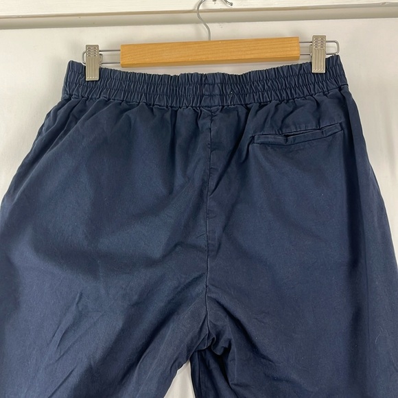 Everlane Navy Cotton-Modal Elastic Waist Pants - Picture 4 of 7